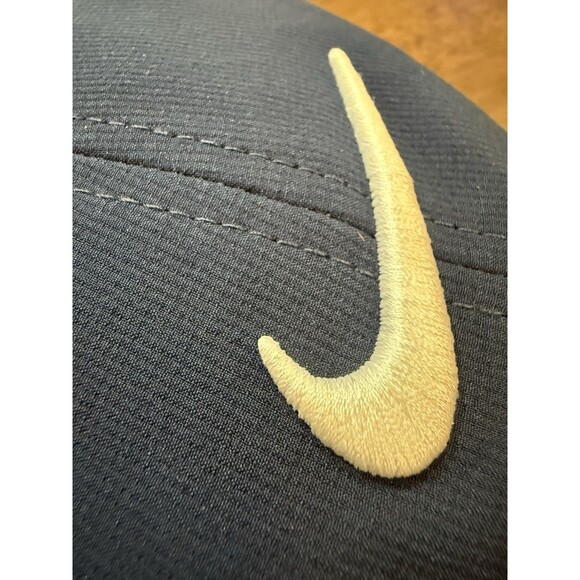 Nike Golf Blue Dri-FIT Adjustable Baseball Cap Hat One Size White Swoosh Logo - Picture 8 of 8